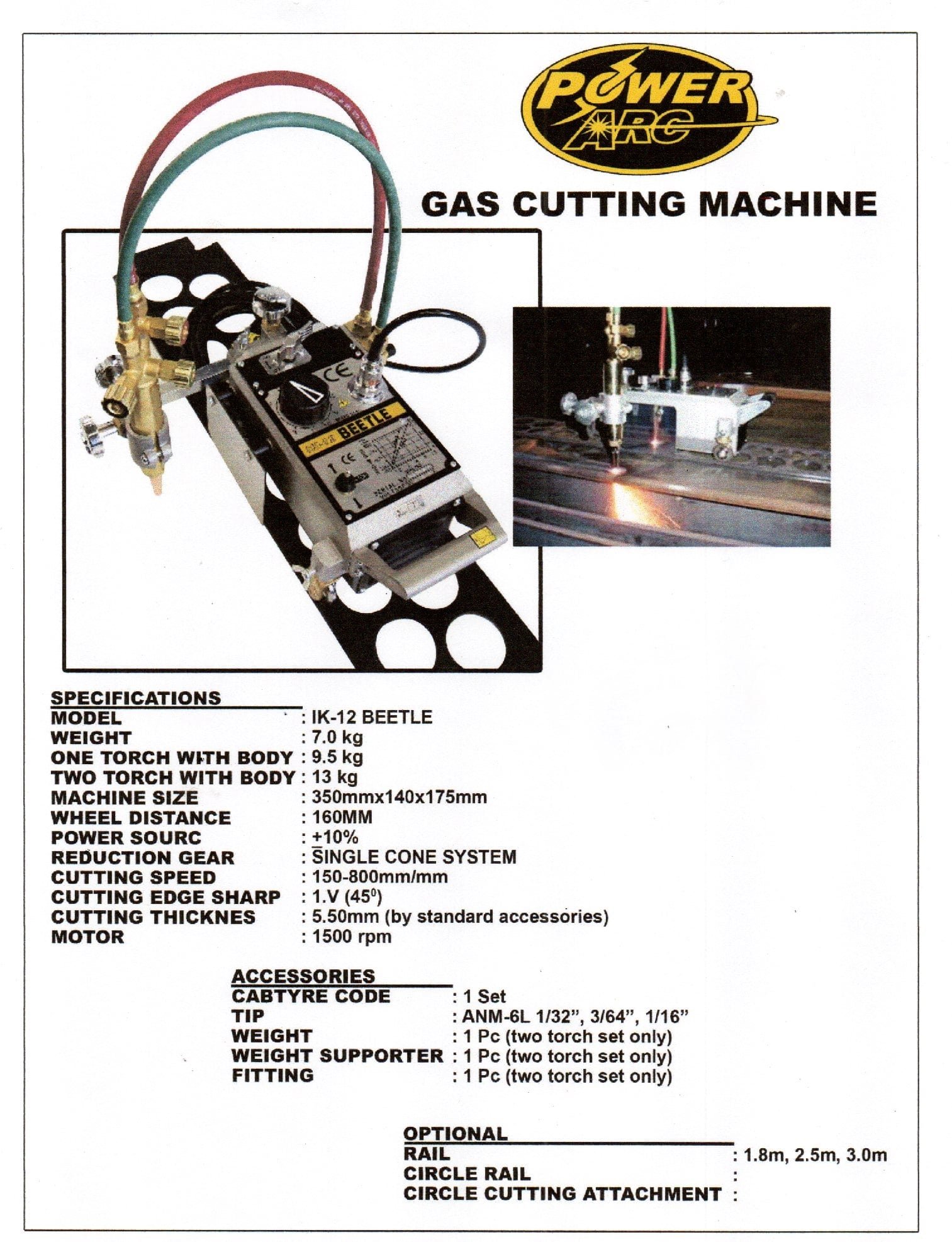 valthink solutions inc Products - cutting outfit 